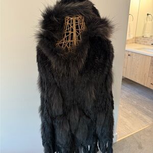 Genuine Fur Poncho